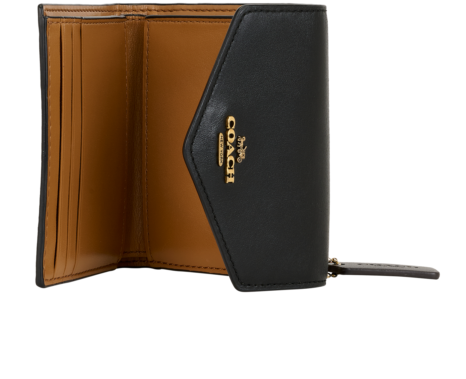 Coach Signature Small Wallet, &pound;70, Accessories, Black/Brown, Leather, Other view